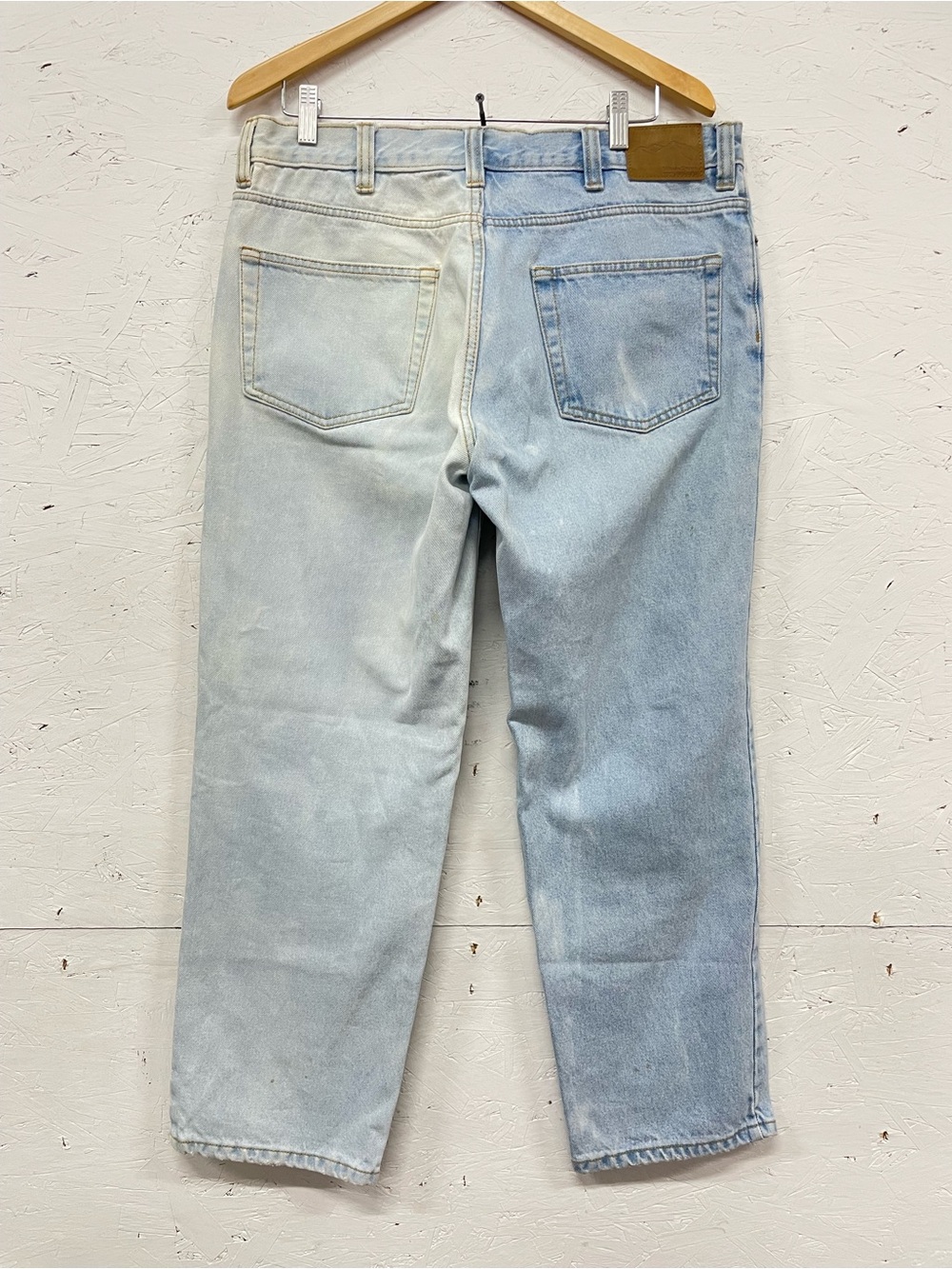 Vintage Wind River Light Wash and Bleached Jeans, Size 36X29